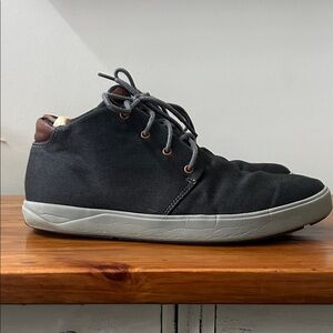 Olukai Nana Hele Wai’apo chukka boots/shoes Sz 12 dark grey, water resistant